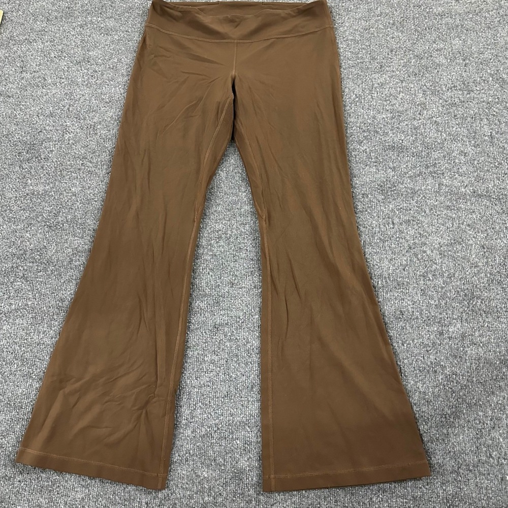 Lululemon Leggings Womens Size 12 Java Brown Groove Super High Rise Flare Pants